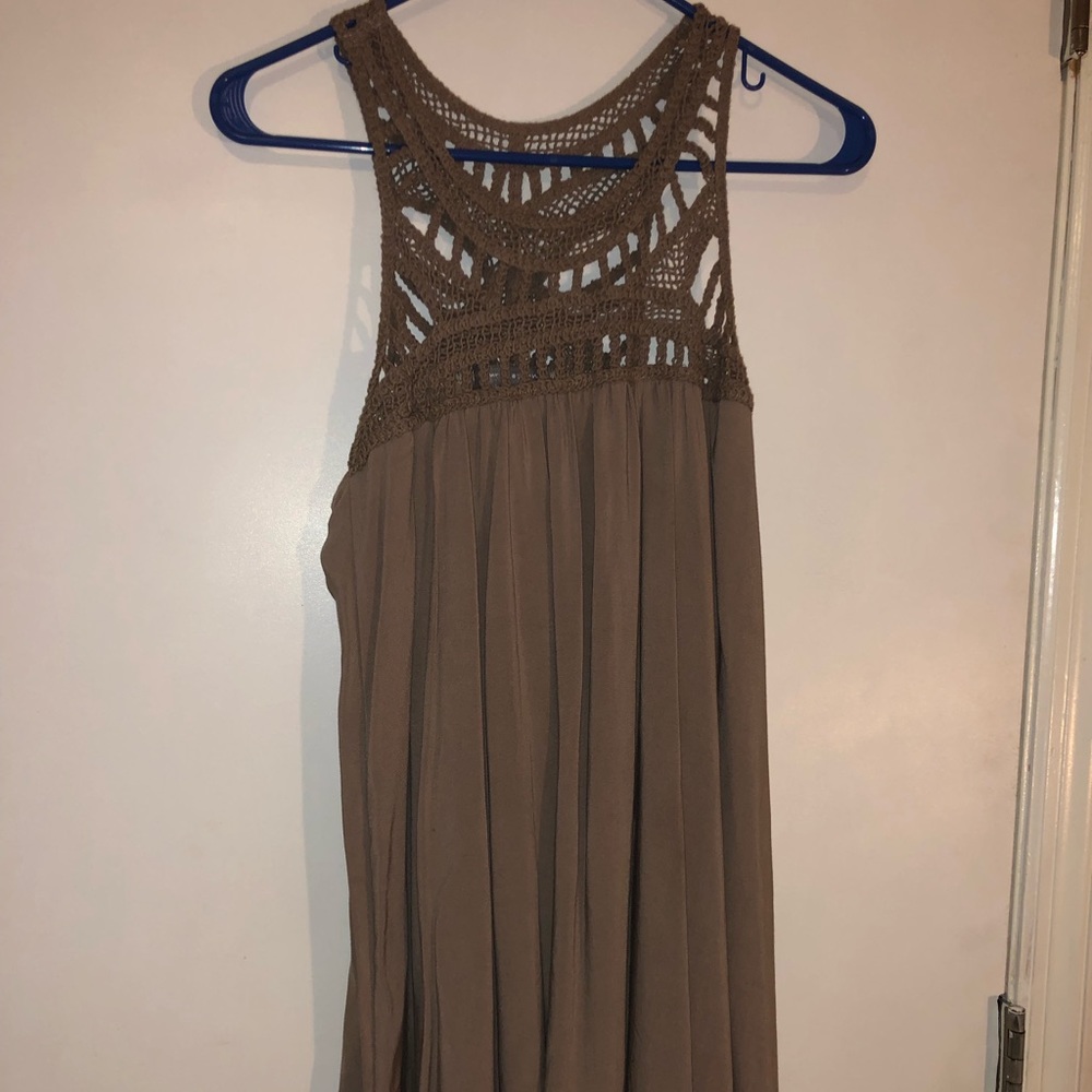 Small tan dress